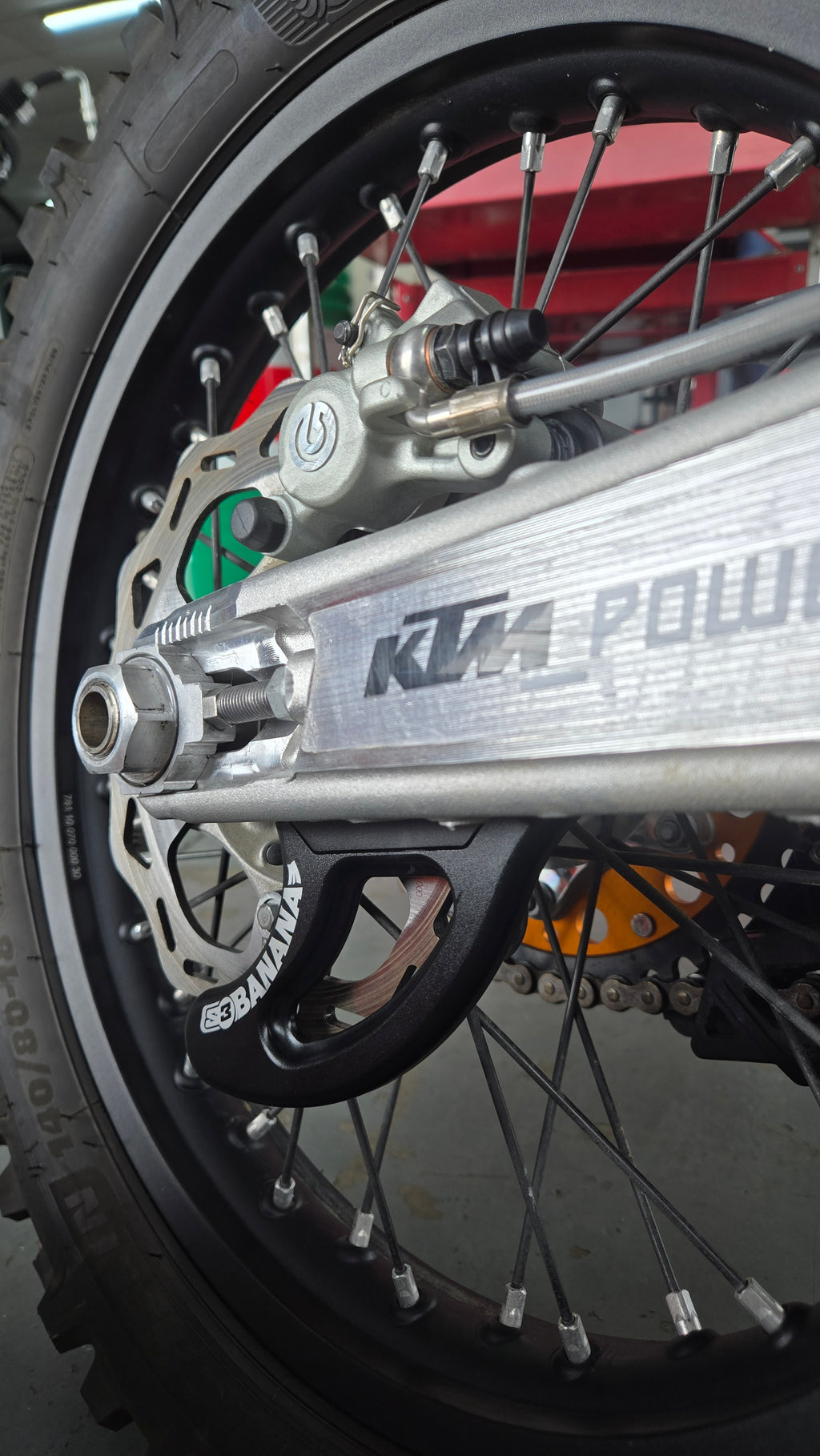 KTM GASGAS HUSQ SHERCO S3 Banana Rear disc saver 17 - 23