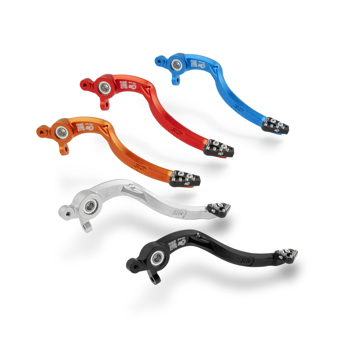 SILVER REAR BRAKE PEDAL TBI - ENDURO GROUP KTM GASGAS HUSQ 23-26